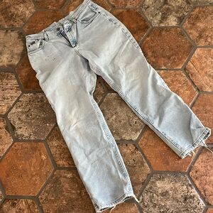 Vintage Lee Jeans Mom style Lee Rider light wash size 14 short
